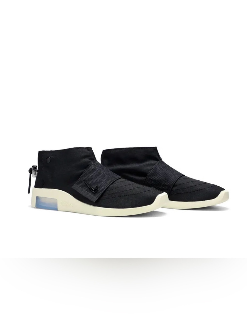 Nike Air Fear Of God Moc Black Size 10 Used Men Sneakers AT8086-002